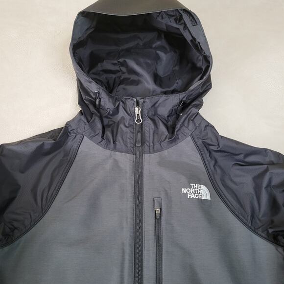 The North Face DryVent Black Gray Hooded Zip-Up Wind Rain Jacket Women's XS - Picture 4 of 11